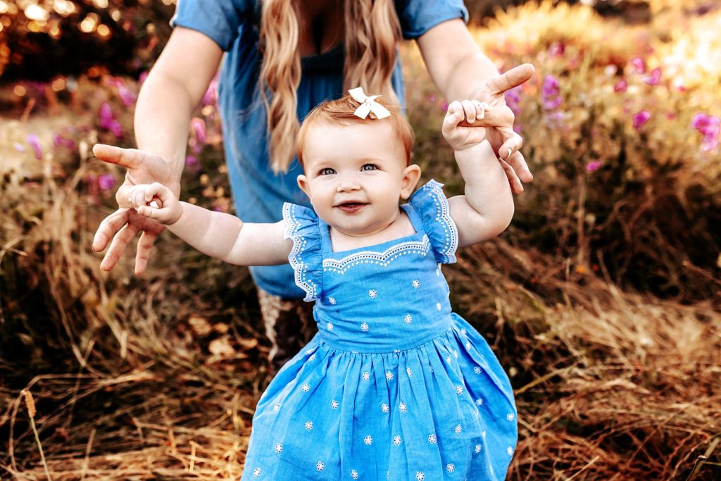 Daughter in Seattle Wildflowers