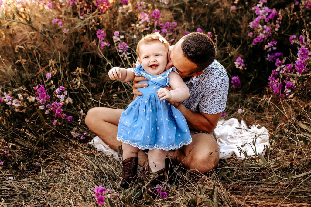 Kisses in Seattle Wildflowers